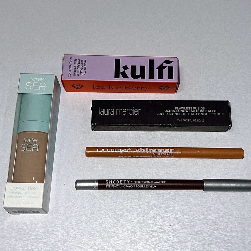 5 Pc Makeup Bundle: tarte, Laura Mercier, kulfi and more!